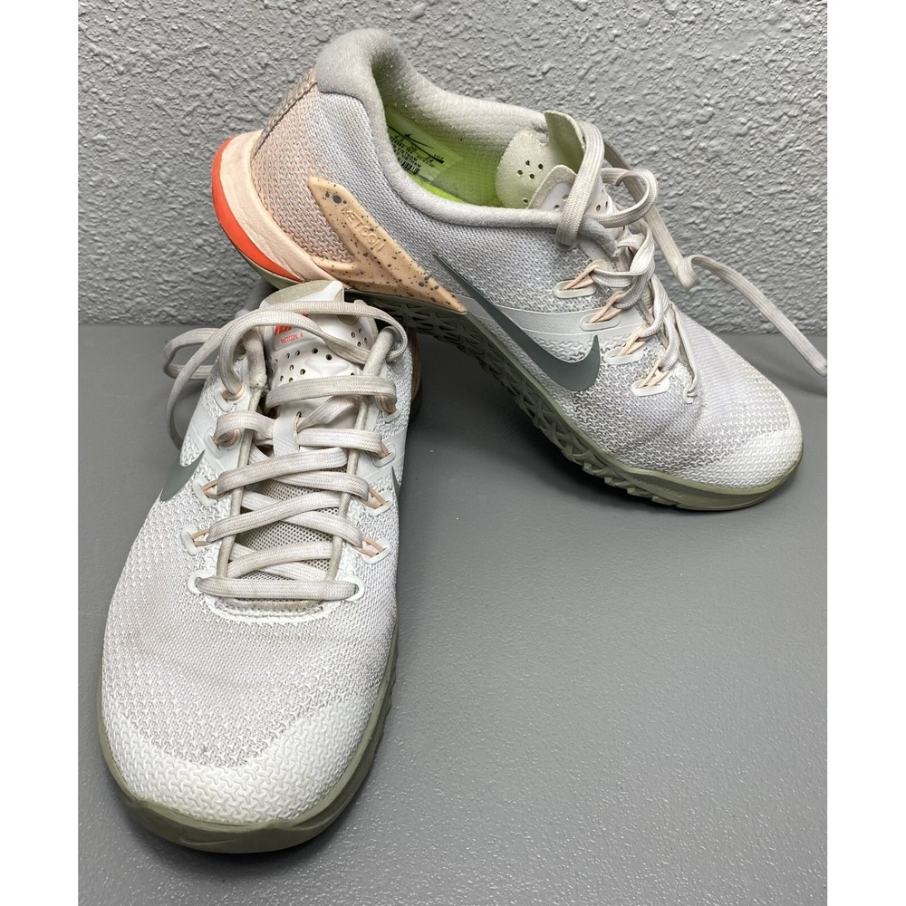 Nike Metcon 4 White Running Shoes 924593-104 Womens Size 7